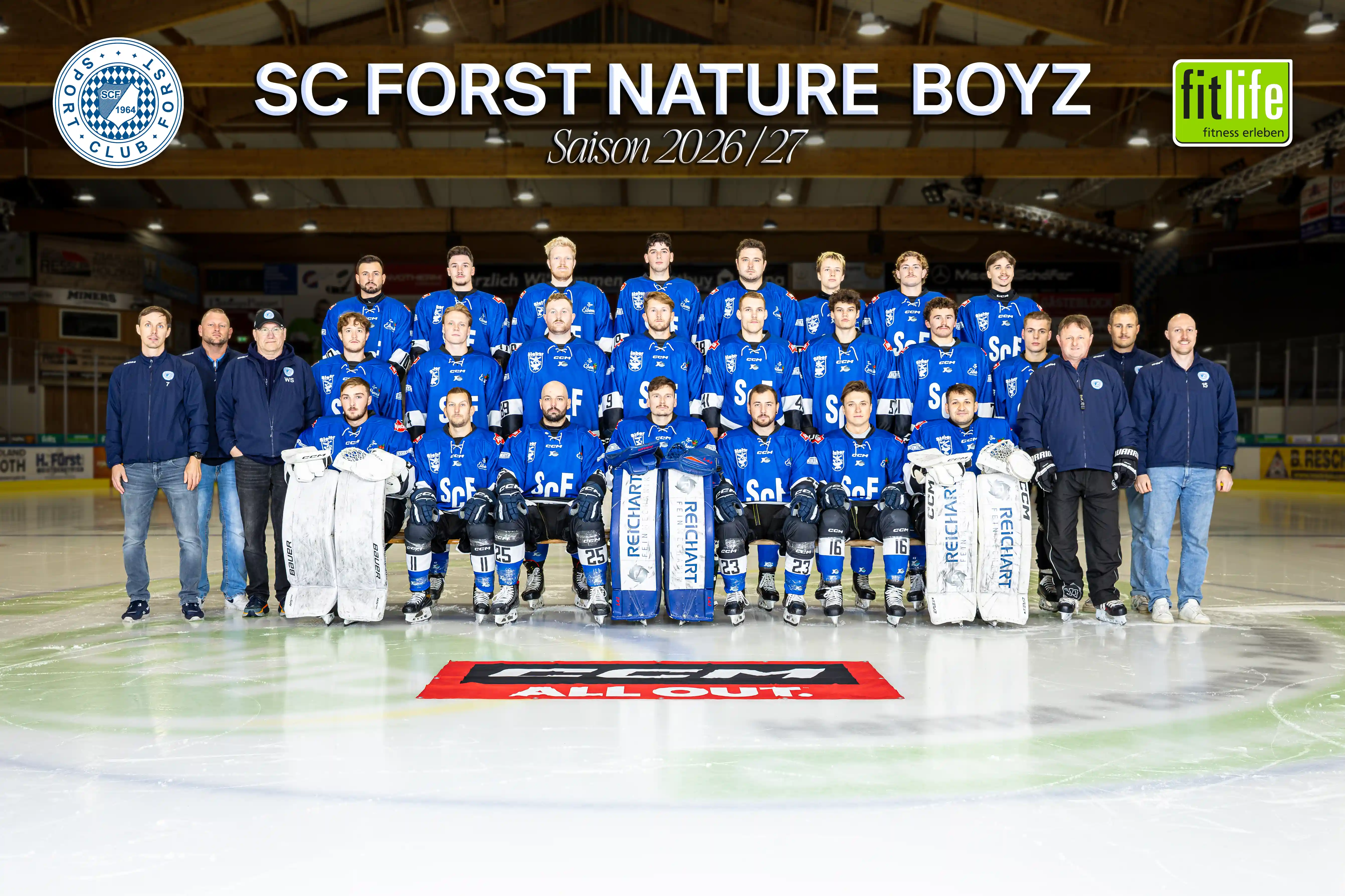 Mannschaftsfoto der Nature Boyz, Saison 2026/27